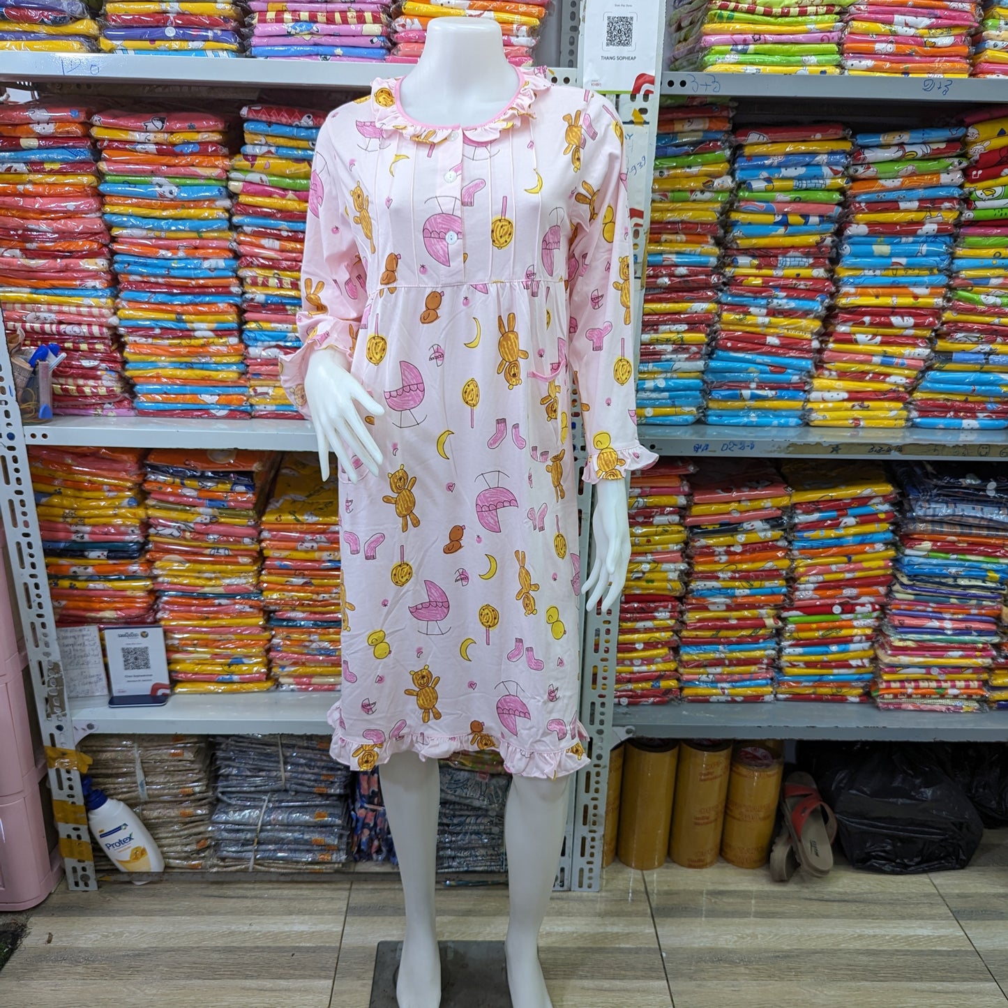 រ៉ូបថៃ សាច់យឺតរ៉ូម៉ា JP ពោះធំប្រើបាន