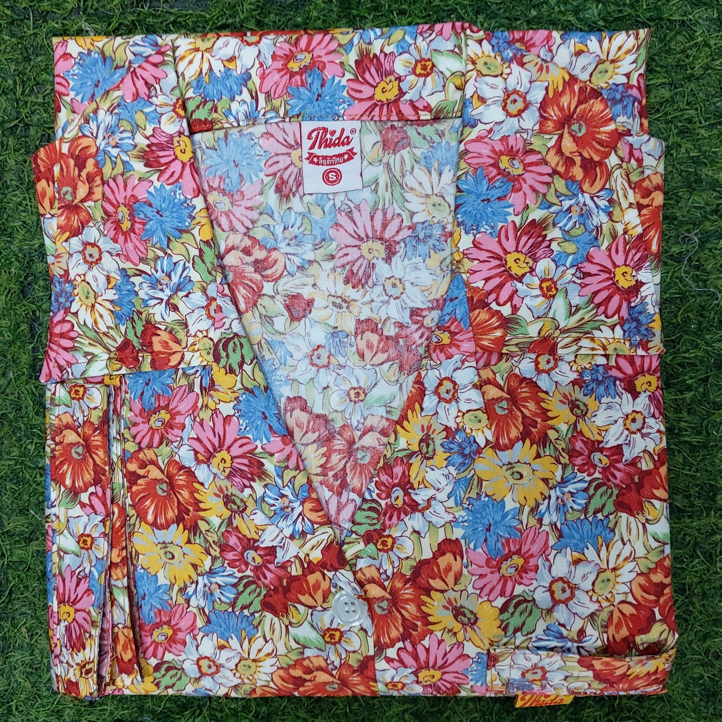 ឈុតផ្កា ធីតា សាច់អំបោះកូតុន ថៃ 100%