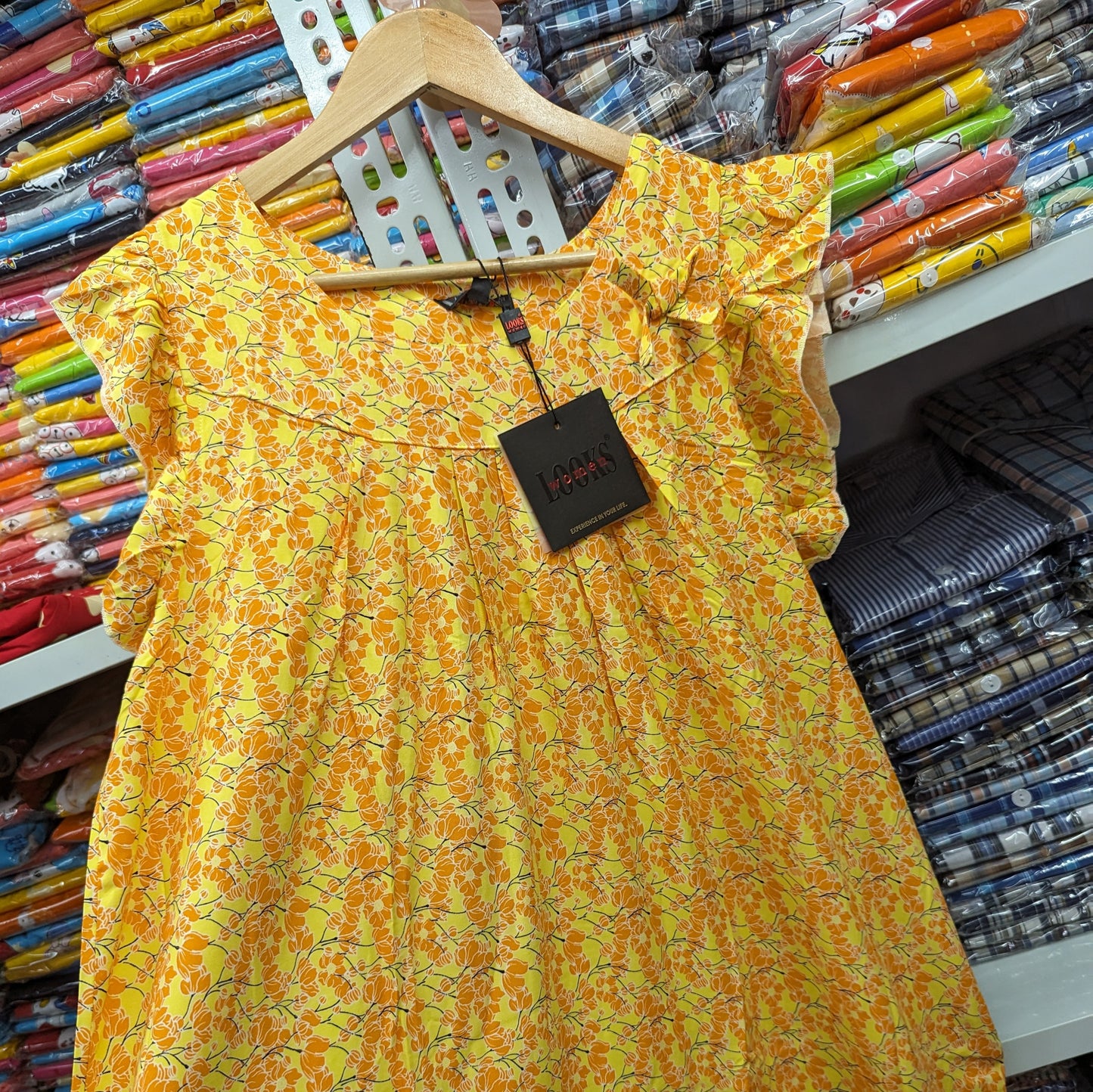 រ៉ូប LOOKSWOMEN សាច់ទន់ ត្រចៀកដំរី