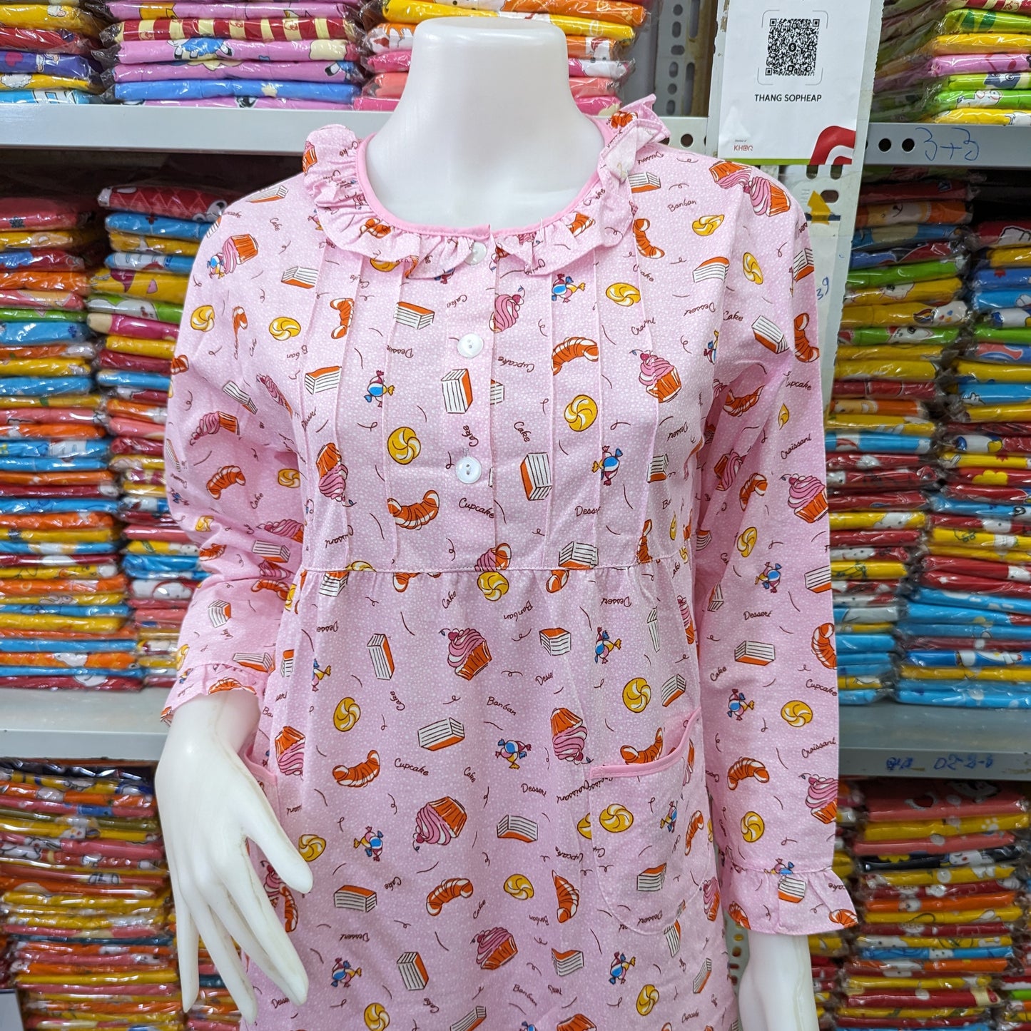 រ៉ូបថៃ សាច់យឺតរ៉ូម៉ា JP ពោះធំប្រើបាន