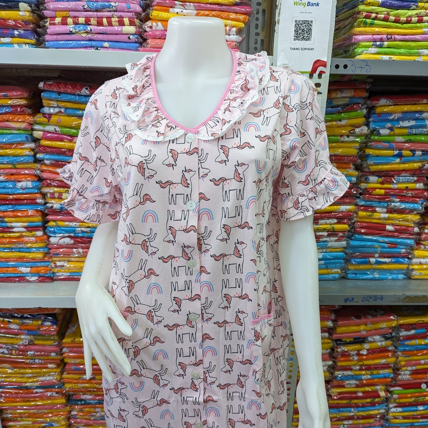 រ៉ូបថៃ សាច់យឺតរ៉ូម៉ា JP ពោះធំប្រើបាន