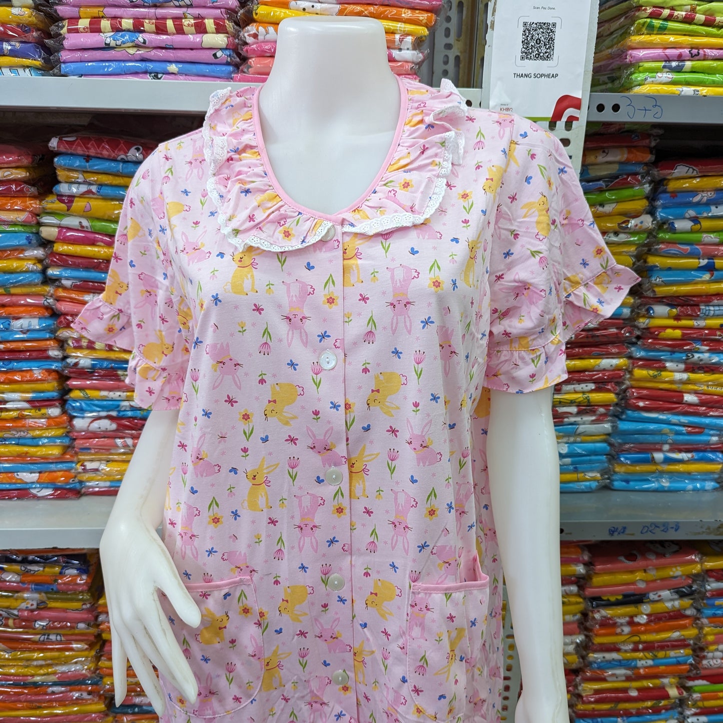 រ៉ូបថៃ សាច់យឺតរ៉ូម៉ា JP ពោះធំប្រើបាន