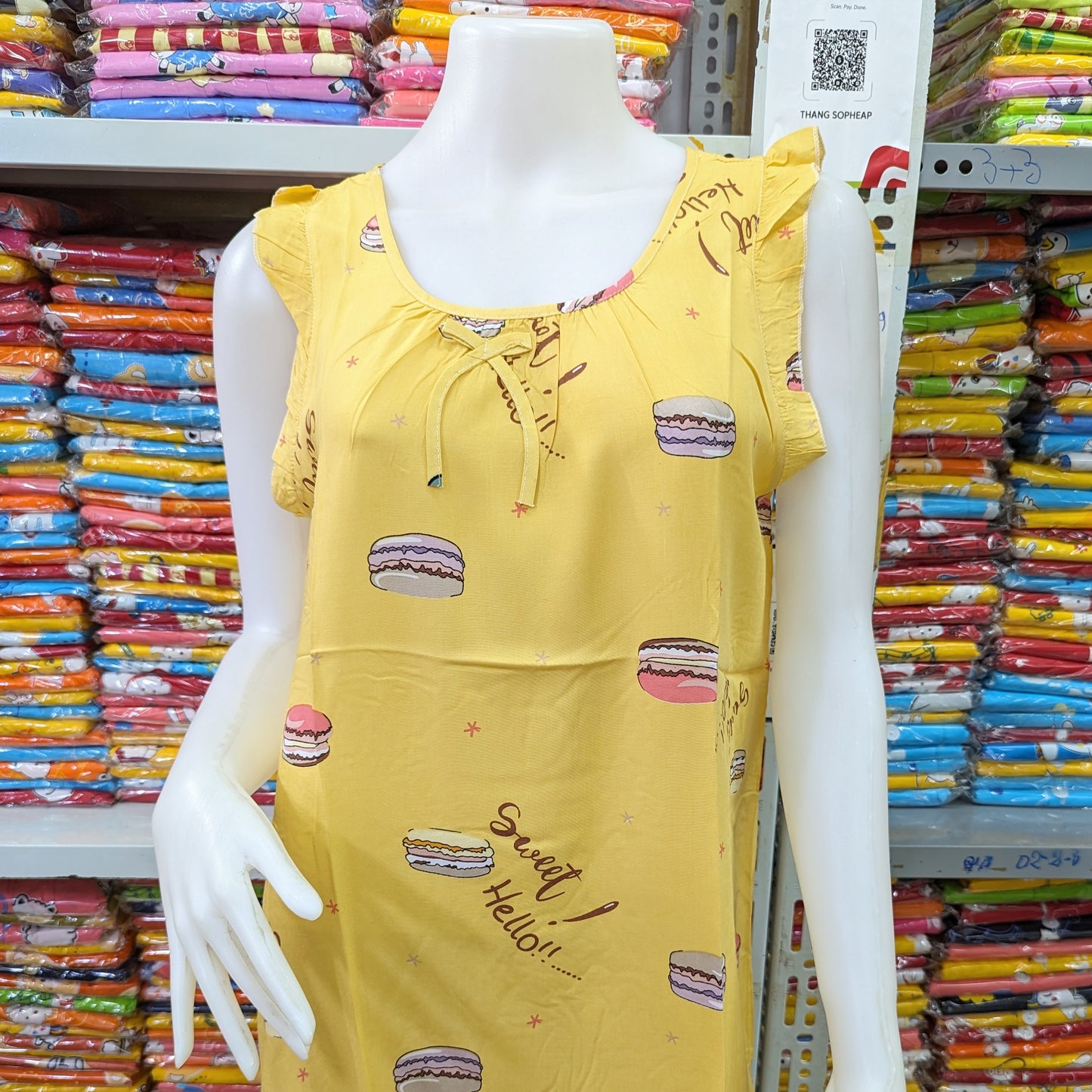 រ៉ូបចិន សាច់ទន់ស្តើង ពោះធំប្រើបាន