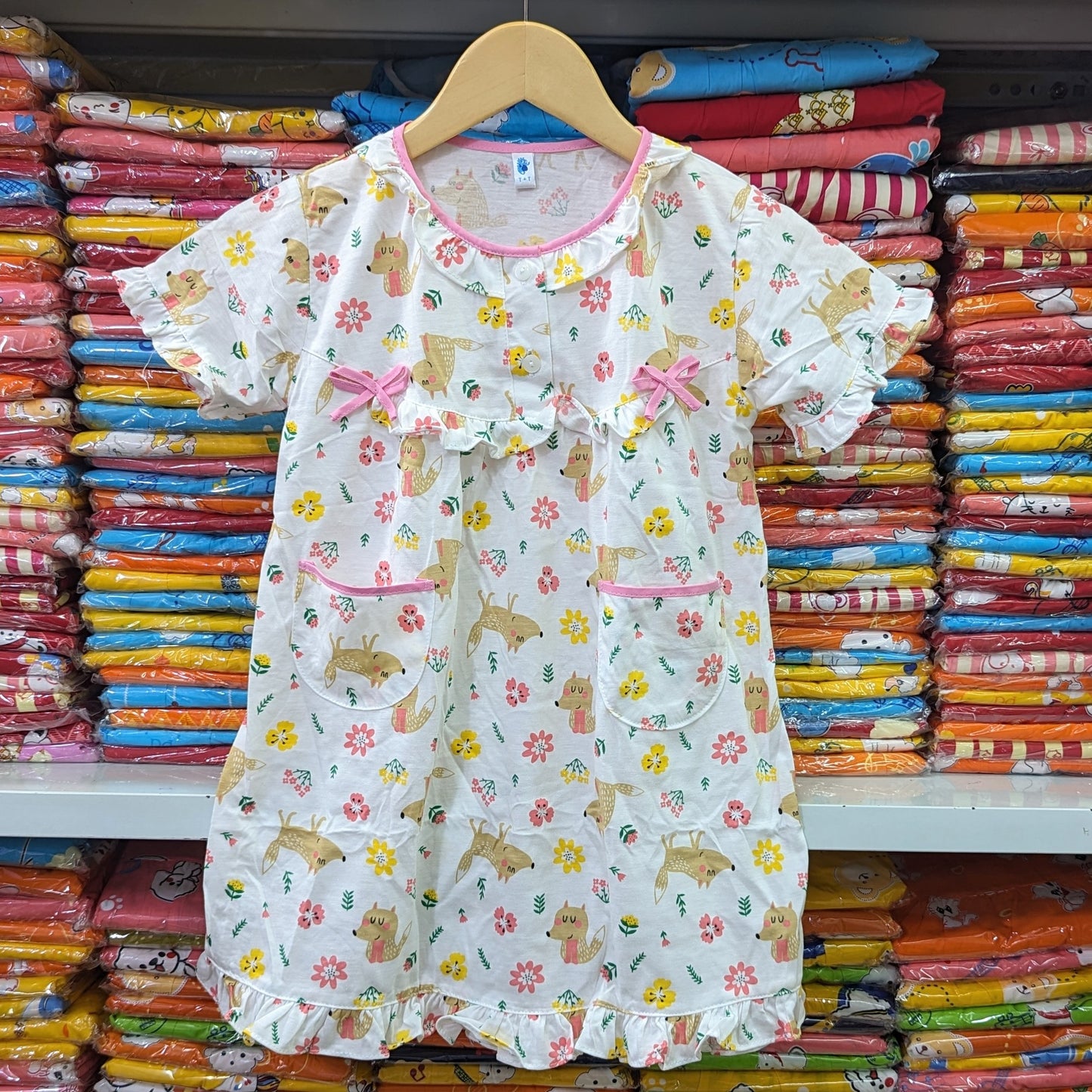 រ៉ូបថៃ ក្មេងស្រី JP សាច់យឺតរ៉ូម៉ា ដៃខ្លី