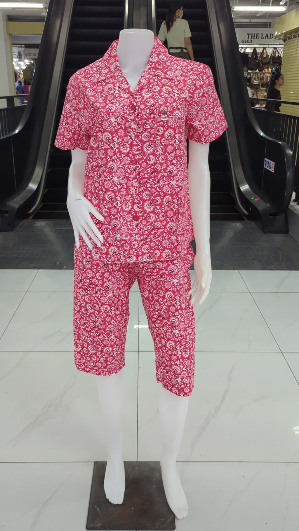 ឈុតឡុក កូតុន 100% ដៃខ្លី ជើងត្រការ