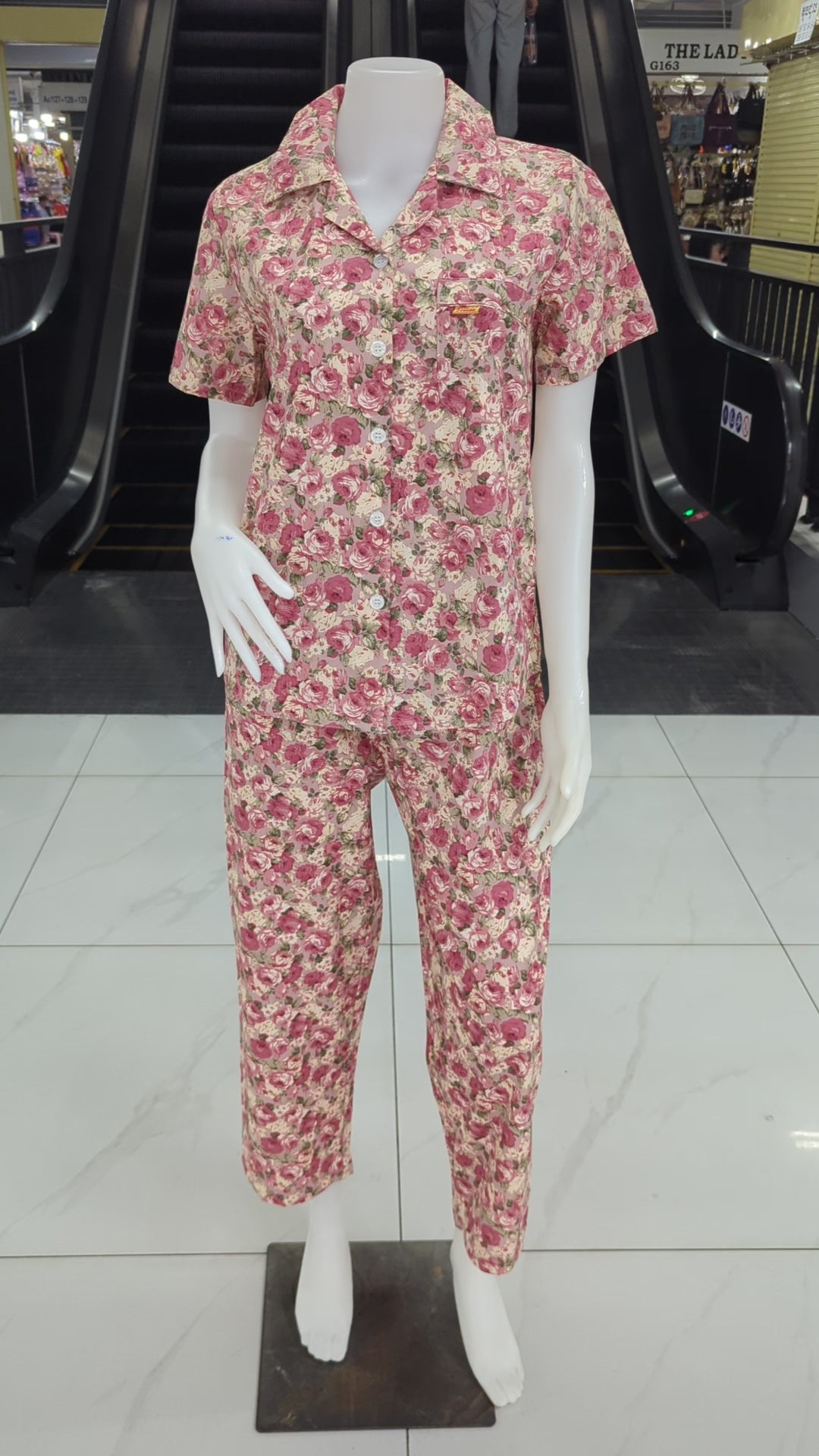 ឈុតផ្កា ធីតា សាច់កូតុន 100%