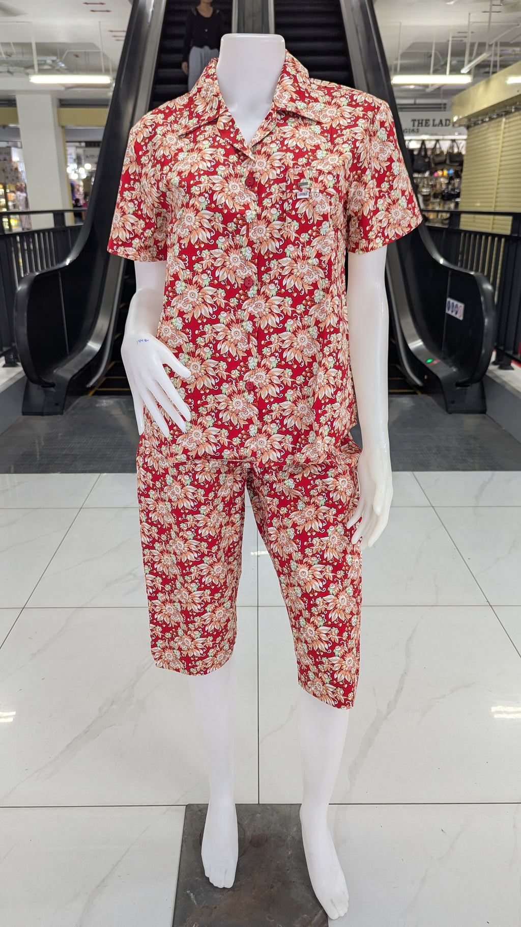 ឈុតឡុក កូតុន 100% ដៃខ្លី ជើងត្រការ