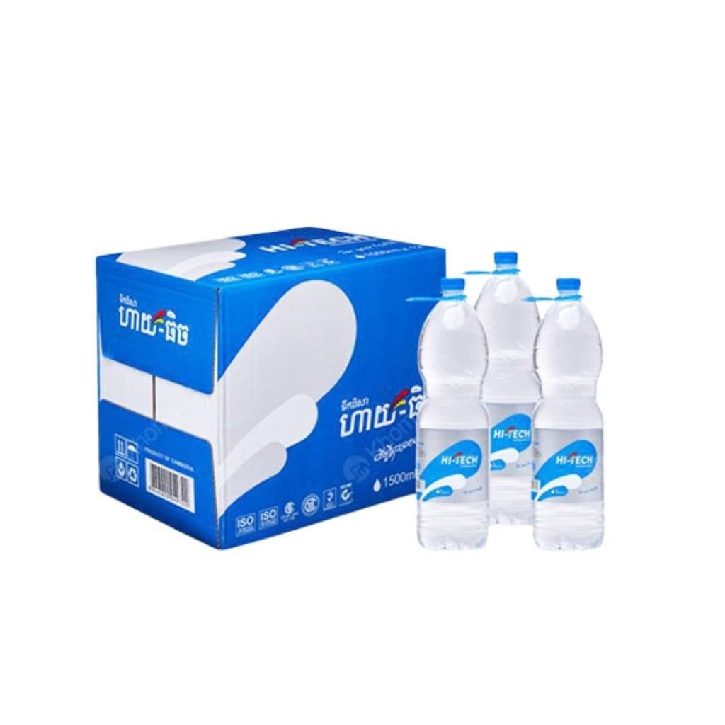 ទឹកសុទ្ធ ហាយ-ធិច ចំណុះ 1.5លីត្រ×12ដប