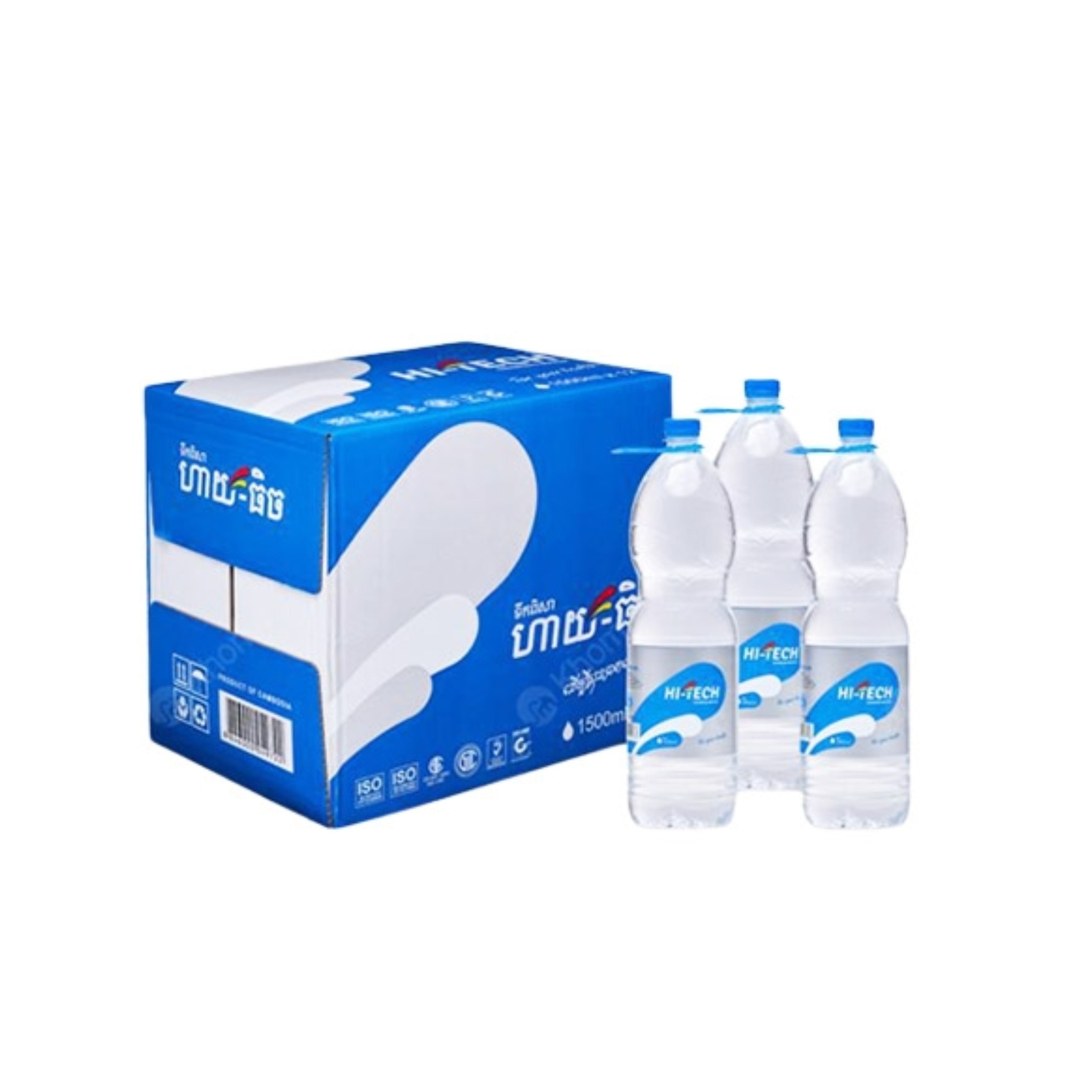 ទឹកសុទ្ធ ហាយ-ធិច ចំណុះ 1.5លីត្រ×12ដប