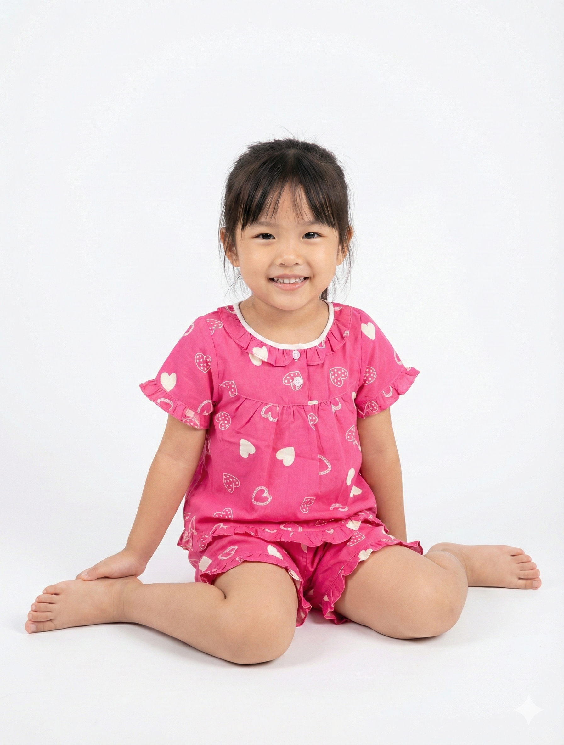 ឈុតក្មេងស្រី ដៃខ្លី ជើងខ្លី