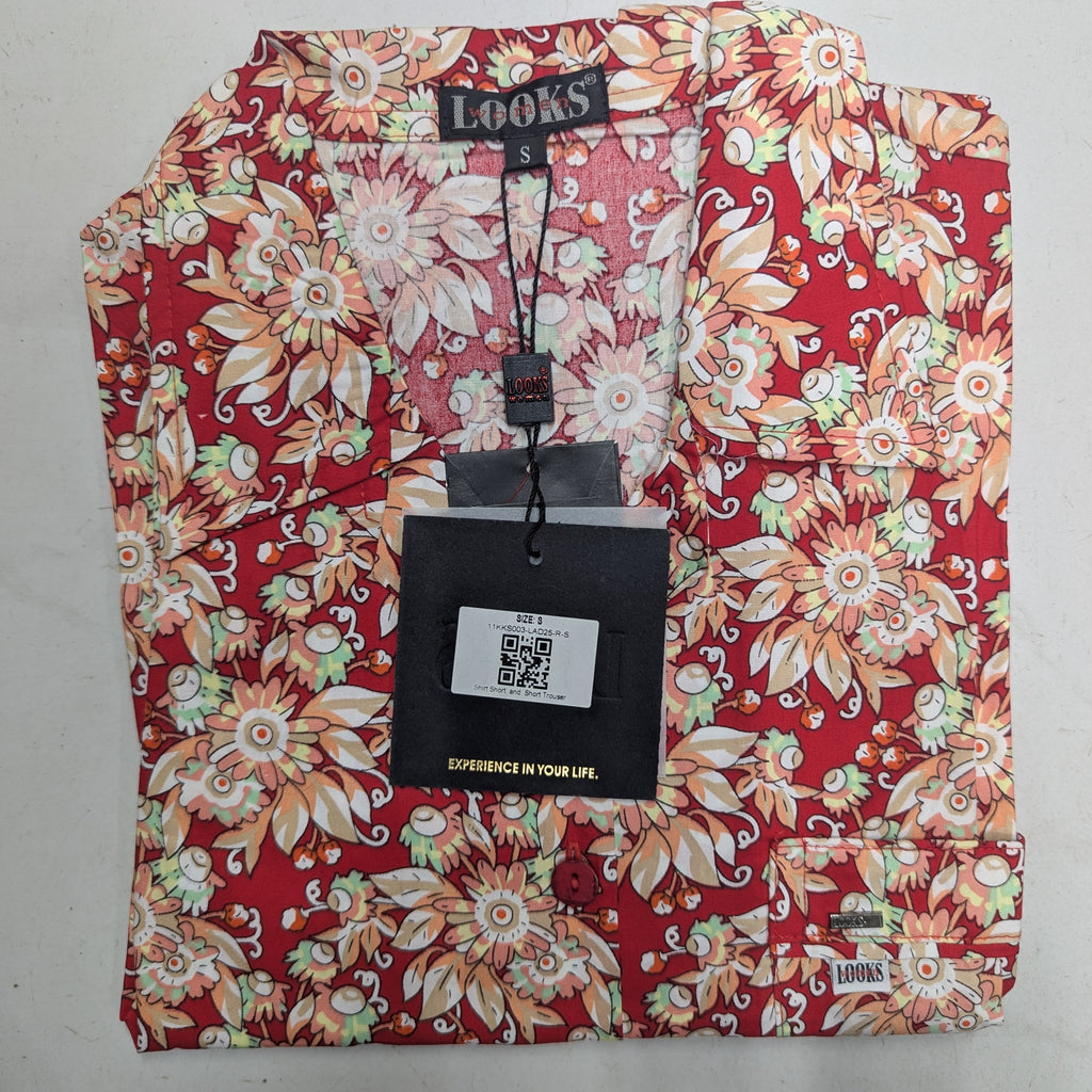 ឈុតឡុក កូតុន 100% ដៃខ្លី ជើងត្រការ