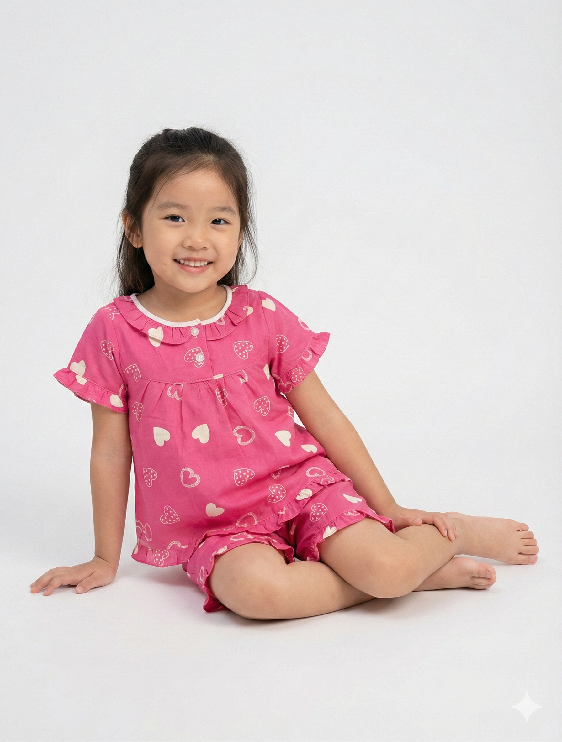 ឈុតក្មេងស្រី ដៃខ្លី ជើងខ្លី