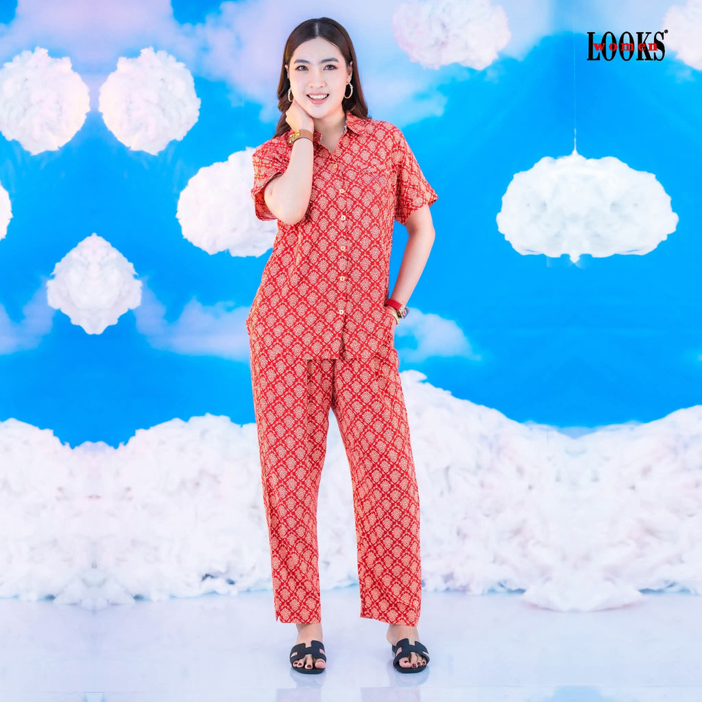 ឈុតឡុកសាច់កូតុន ដៃខ្លី ជើងវែង