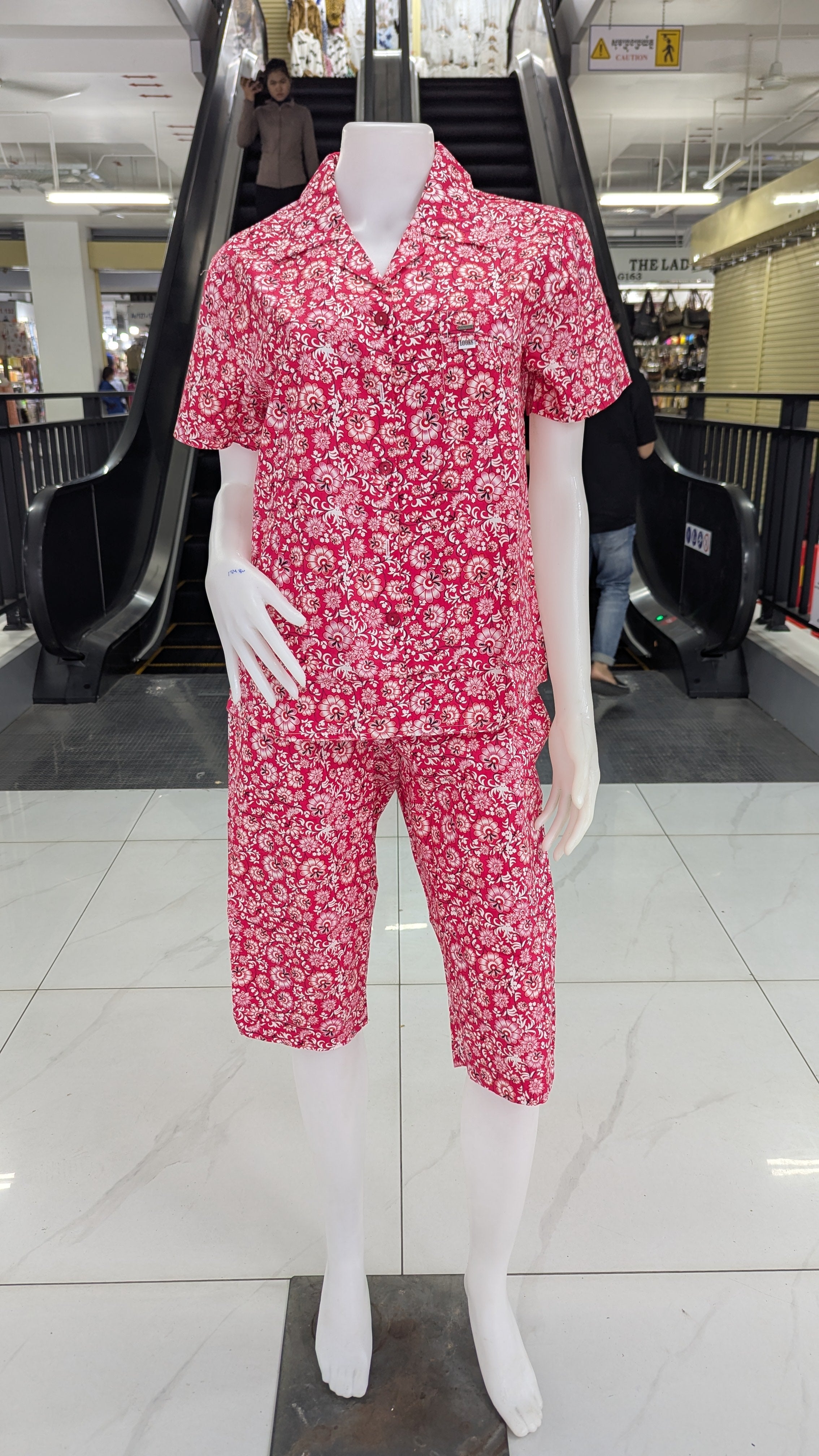 ឈុតឡុក កូតុន 100% ដៃខ្លី ជើងត្រការ