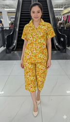 ឈុតផ្កា ធីតា ដៃខ្លី ជើងទ្រការ