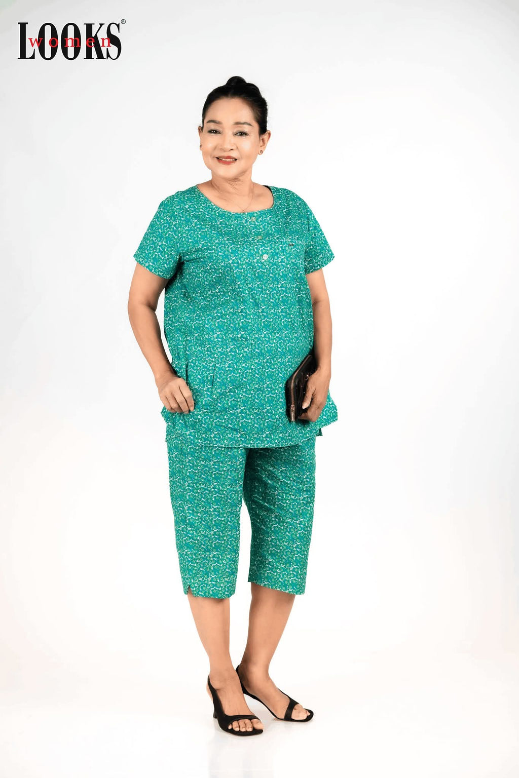 ឈុតដៃខ្លី កមូល កូតុន 100%