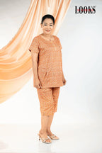 ឈុតដៃខ្លី កមូល កូតុន 100%