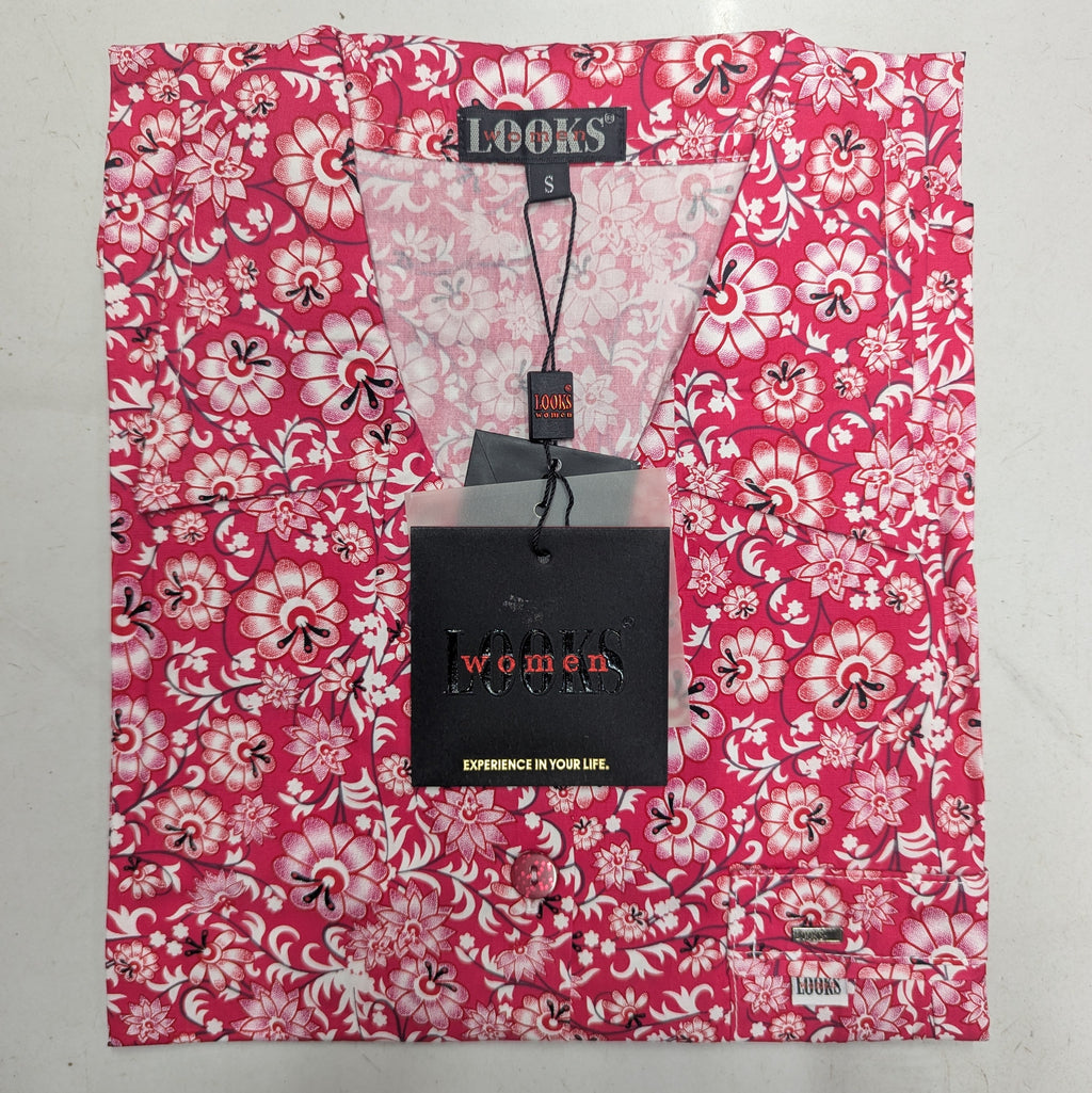 ឈុតឡុក កូតុន 100% ដៃខ្លី ជើងត្រការ