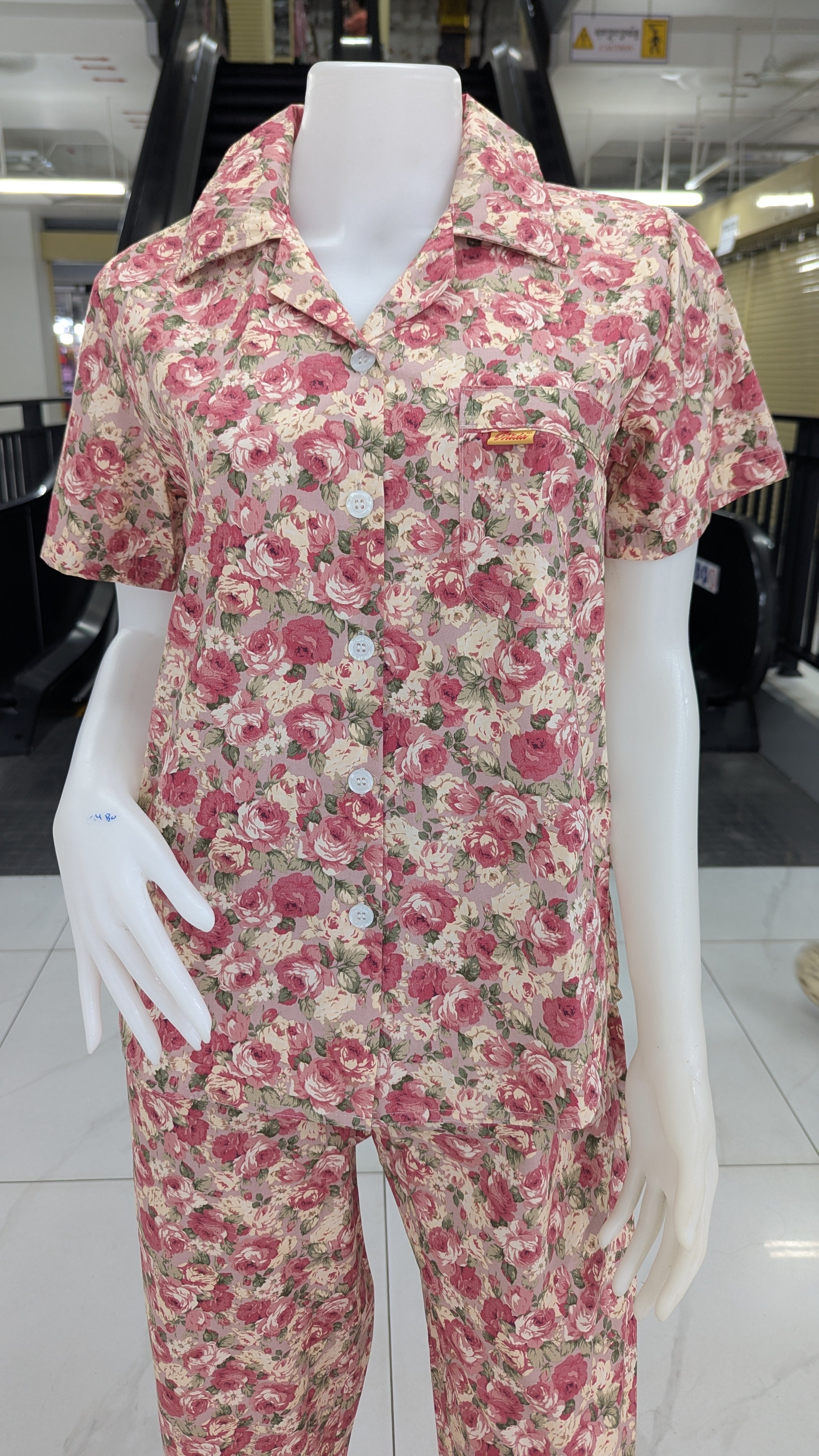 ឈុតផ្កា ធីតា សាច់កូតុន 100%