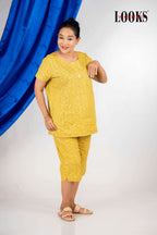 ឈុតដៃខ្លី កមូល កូតុន 100%