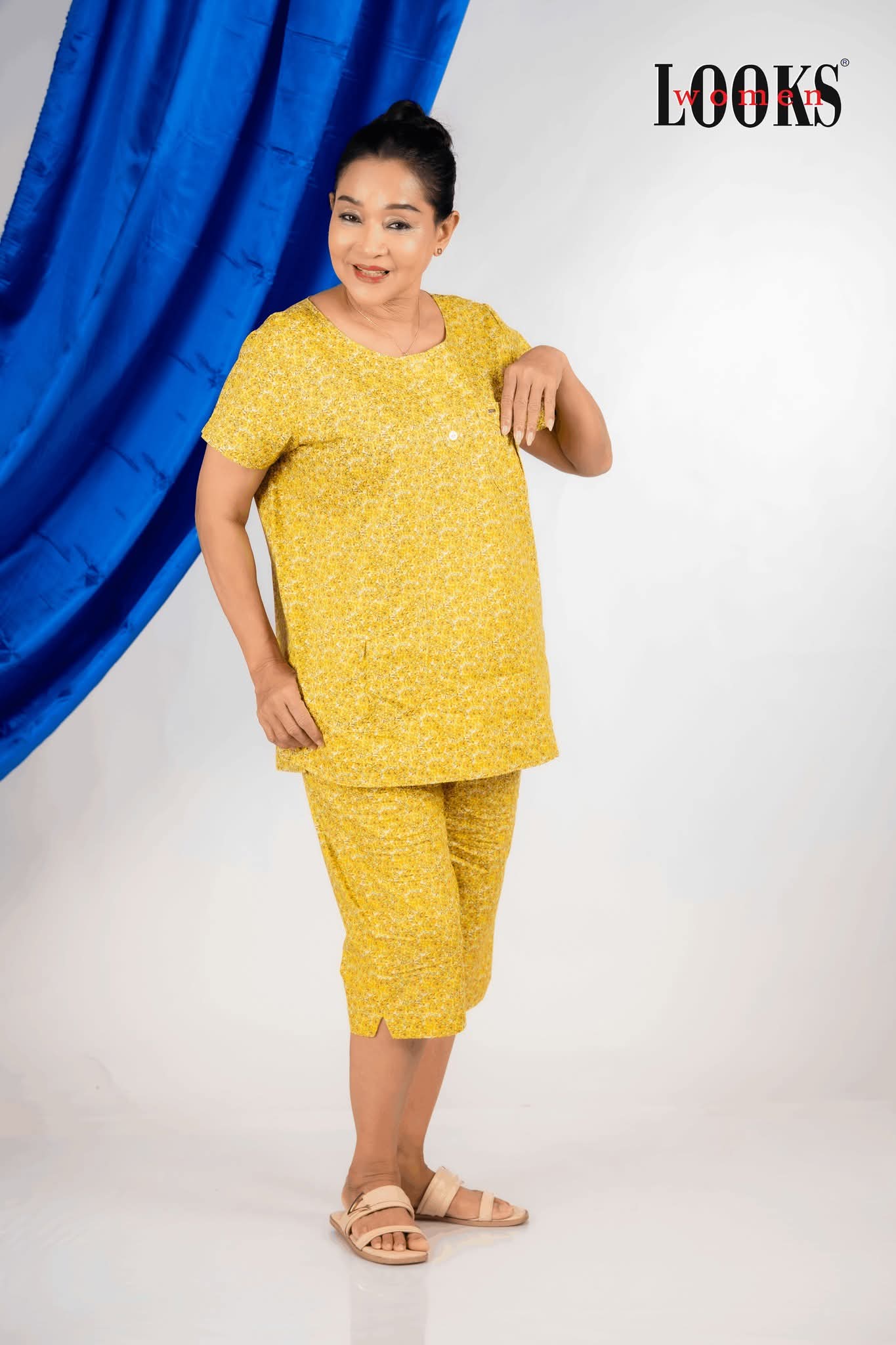 ឈុតដៃខ្លី កមូល កូតុន 100%