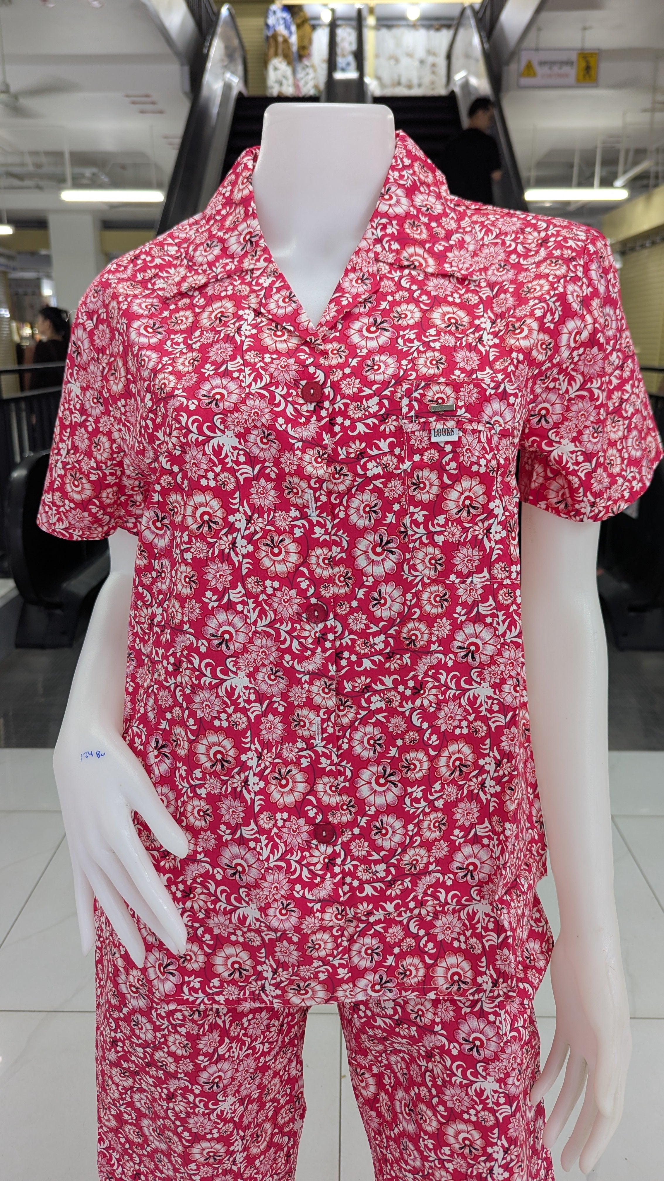 ឈុតឡុក កូតុន 100% ដៃខ្លី ជើងត្រការ