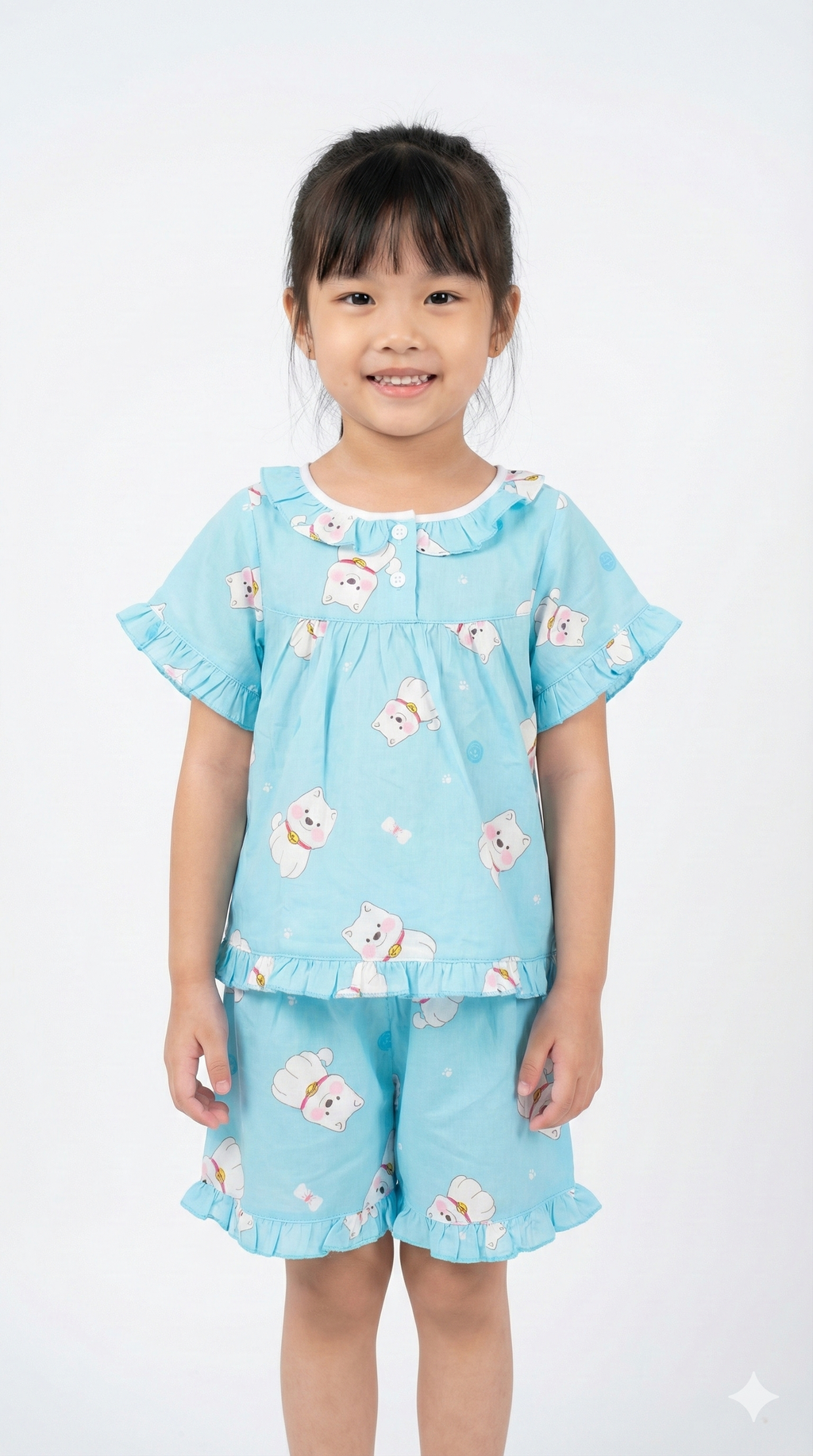 ឈុតក្មេងស្រី ដៃខ្លី ជើងខ្លី