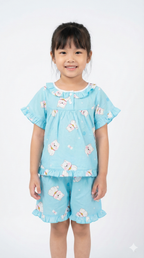 ឈុតក្មេងស្រី ដៃខ្លី ជើងខ្លី