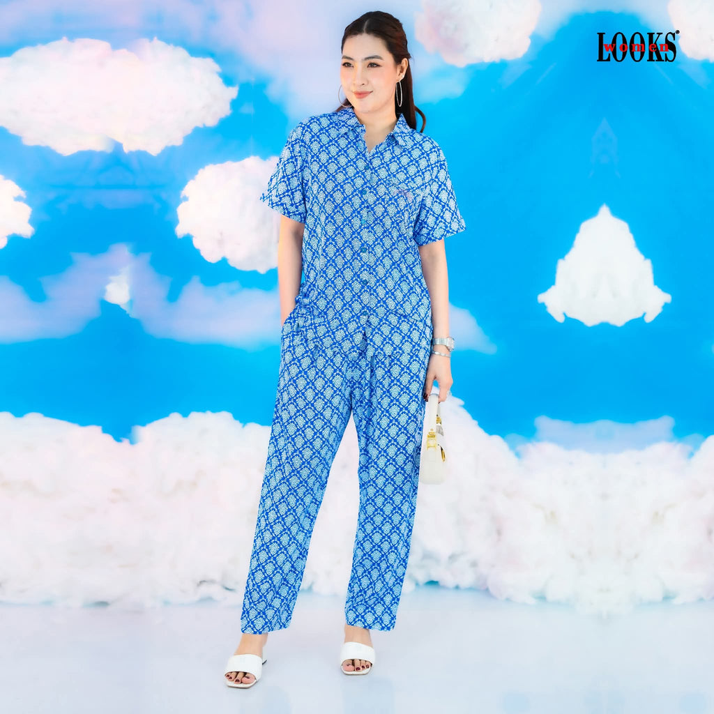 ឈុតឡុកសាច់កូតុន ដៃខ្លី ជើងវែង