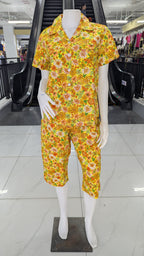 ឈុតផ្កា ធីតា ដៃខ្លី ជើងទ្រការ