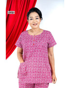 ឈុតដៃខ្លី កមូល កូតុន 100%