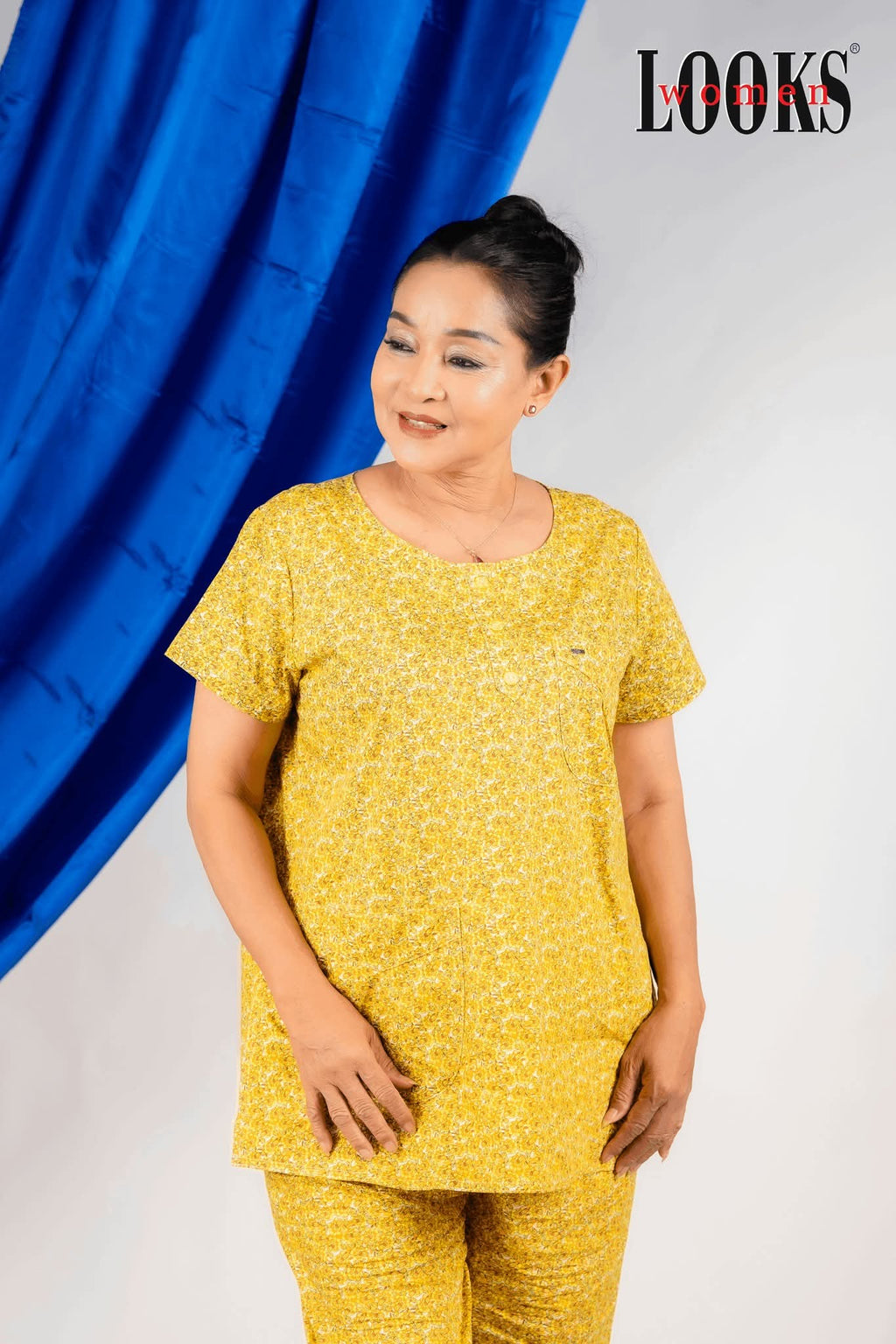 ឈុតដៃខ្លី កមូល កូតុន 100%