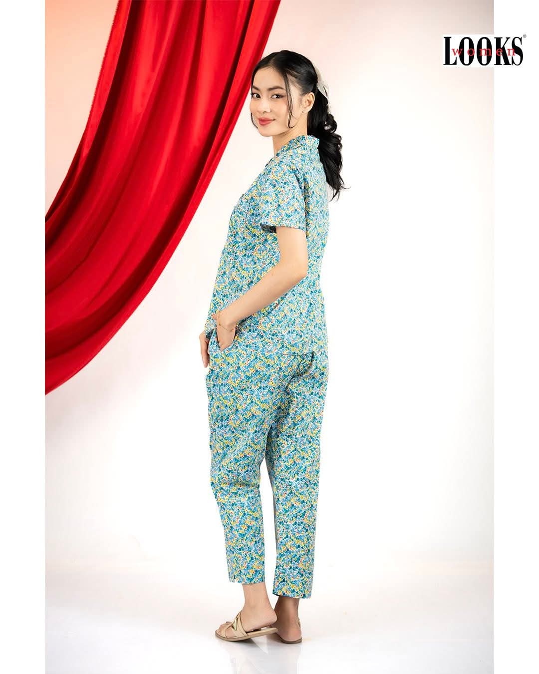 ឈុតដៃខ្លី ម៉ូតថ្មីសាច់ Cotton 100%