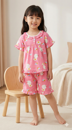 ឈុតក្មេងស្រី ដៃខ្លី ជើងខ្លី