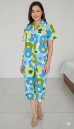 ឈុតផ្កា ធីតា ដៃខ្លី ជើងទ្រការ