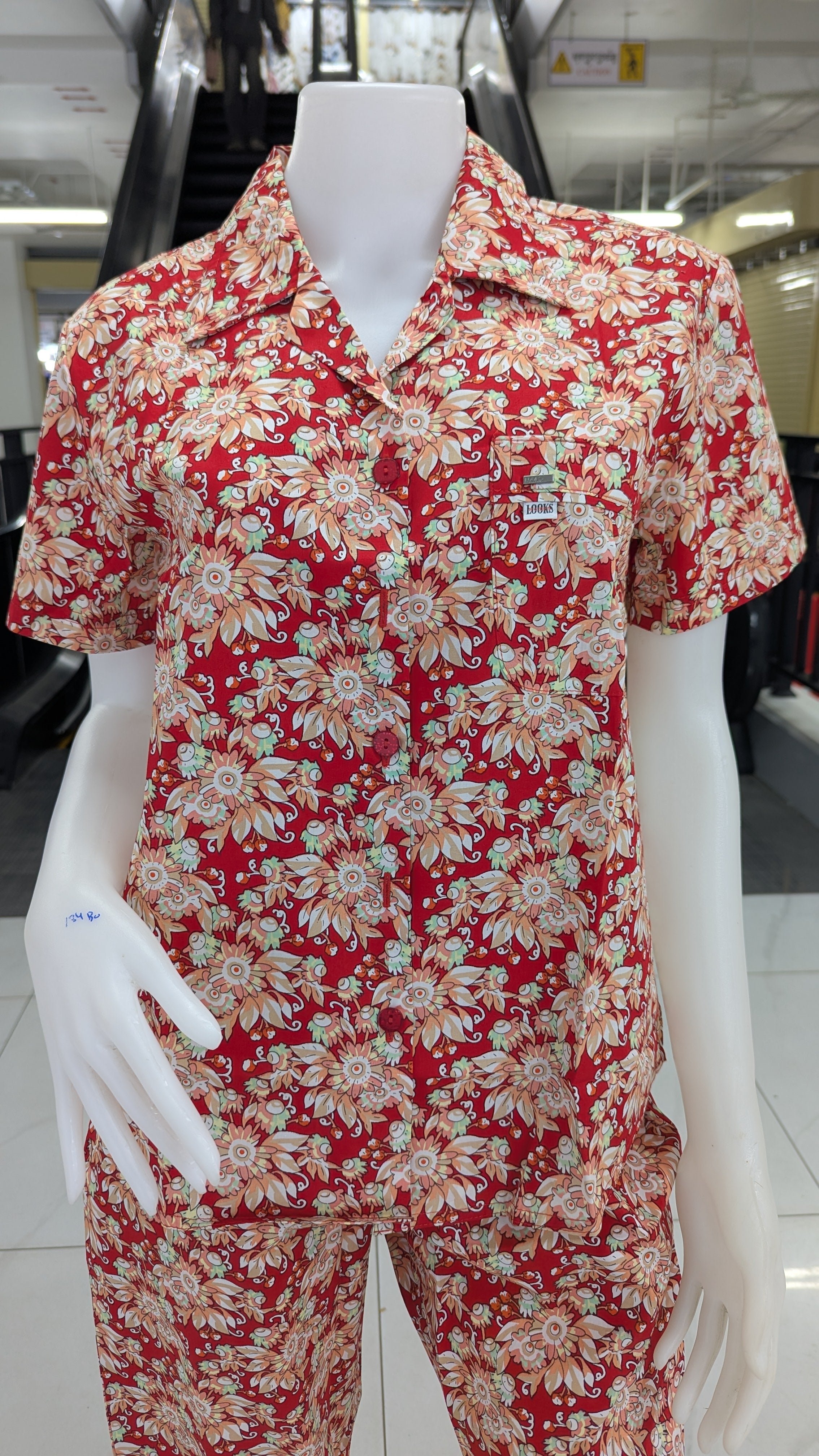 ឈុតឡុក កូតុន 100% ដៃខ្លី ជើងត្រការ