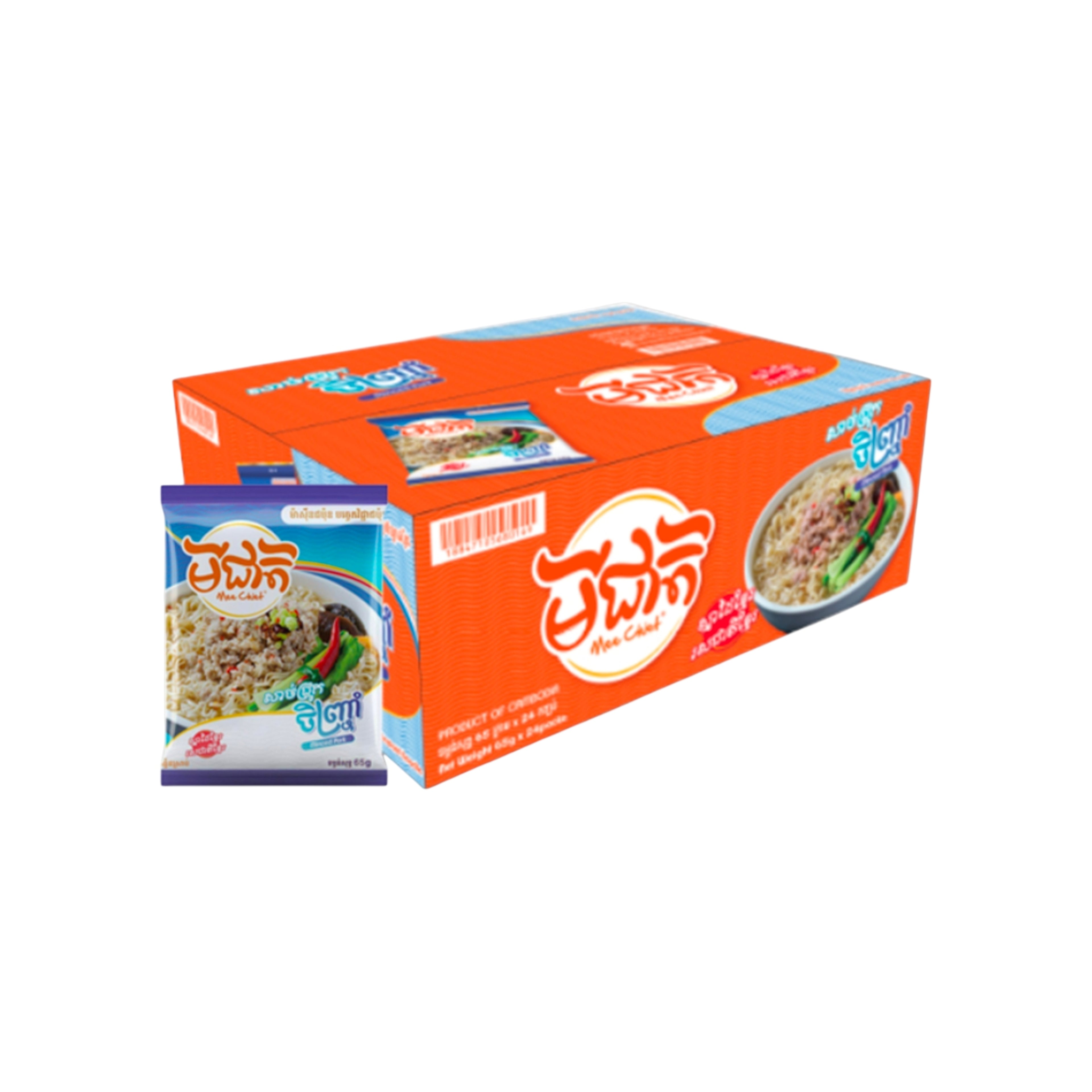 មីជាតិ រសជាតិសាច់ជ្រូកចិញ្ច្រាំ