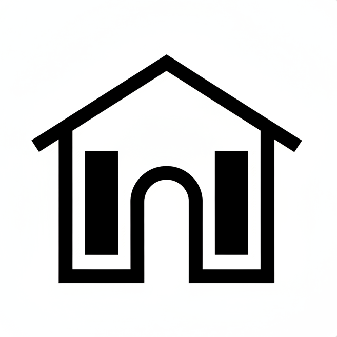 store icon, black color, full hd.